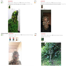 Load image into Gallery viewer, Leafy Ghillie Camouflage Mask