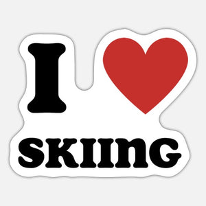 1 Ski Sticker