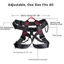 Load image into Gallery viewer, Adjustable Climbing Harness
