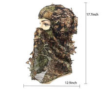 Load image into Gallery viewer, Leafy Ghillie Camouflage Mask
